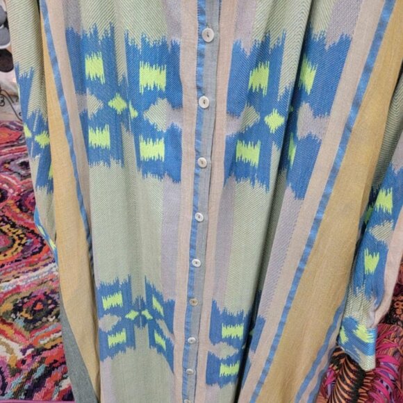 Maxi Mutli-Colored Dress Blue - Picture 3 of 7